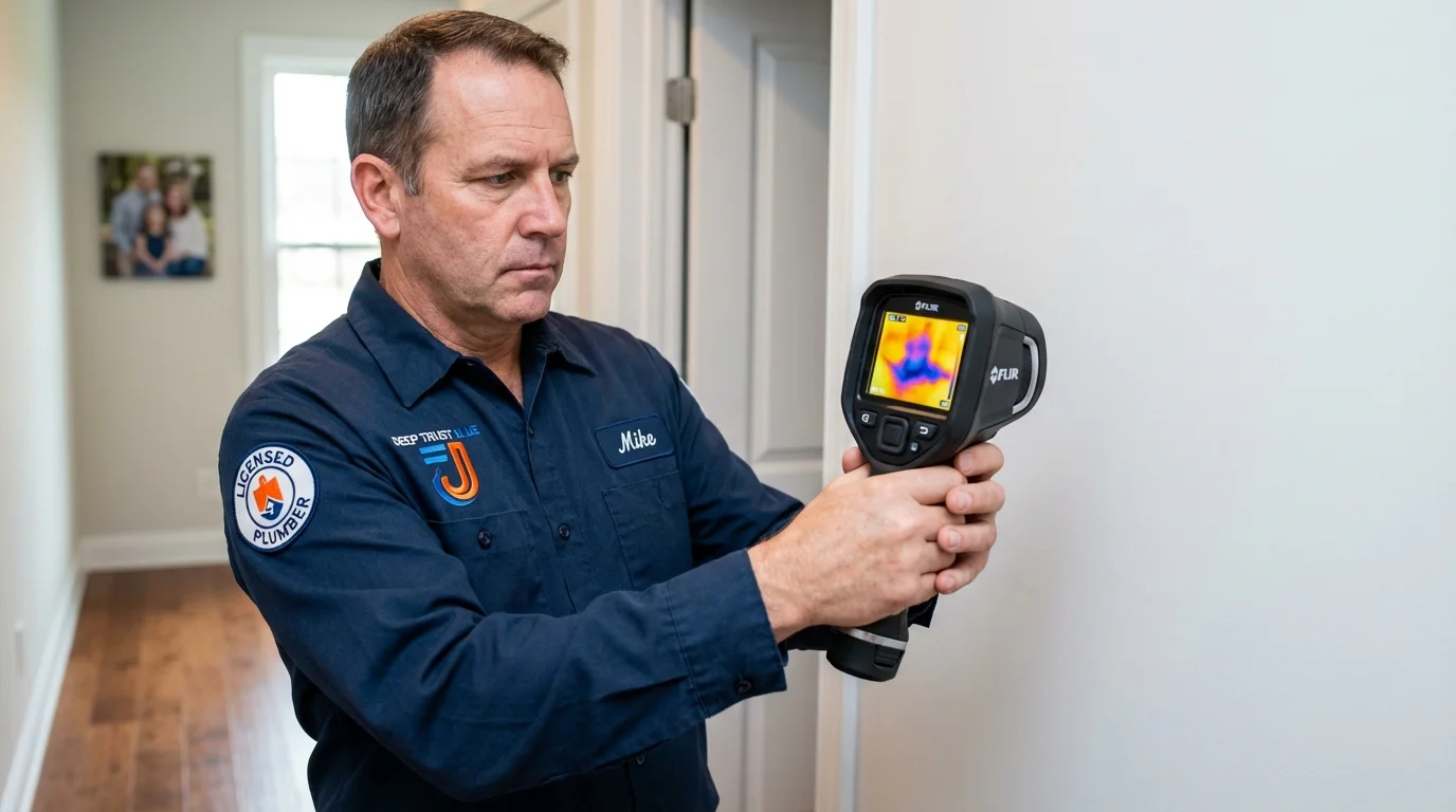 Thermal imaging leak detection by Johns Plumbing LLC in Conehatta